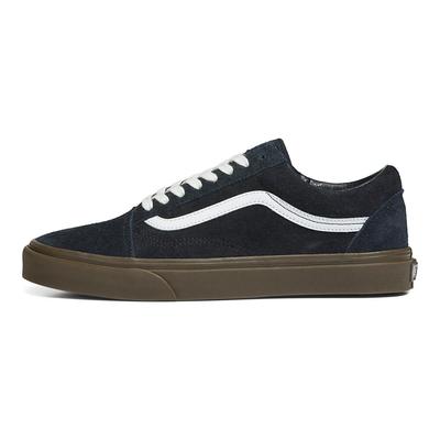 Old Skool Hairy Suede - Donkerblauw Unisex Sneakers Blauw Wit VN0005UADNV