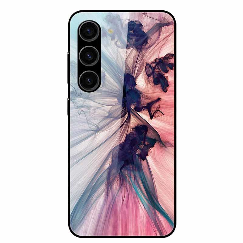 For Samsung Galaxy S25 Case Tempered Glass Hard PC Back Cover For Galaxy S 25 Plus Phone Cases S25Plus Silicone Bumper Shell Bag