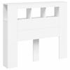 Vidaxl Wezgłowie Łóżka Z Led, Białe, 120X18,5X103,5 Cm