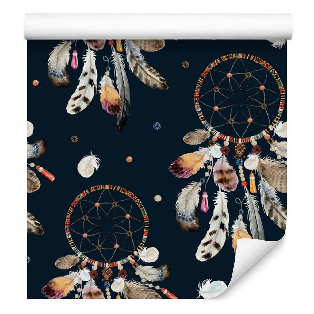 Dreamcatchers wallpaper in boho style for living room and bedroom 50x1000