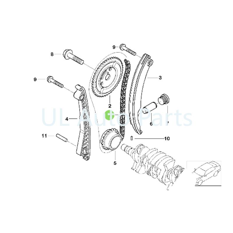 UL Auto Parts For 11318618318 3series F30 316i 316Li 316Ci 316i 760i 760Li Timing chain