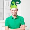Print Shamrock Elves Hat Green Lucky Clover Hat New St. Patrick's Day Hat  Adults Kids