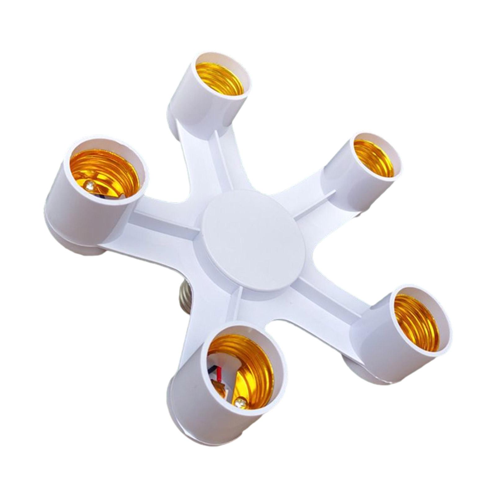 

Разветвитель патронов для лампочек 2/3/4/5/6, адаптер-конвертер патронов E26/E27, конвертер светодиодных ламп со стандартным цоколем 5