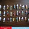 10pcs 1:25 1:30 1:50 1:75 1:87 Scale Miniature Landscape Figurines  DIY Handmade