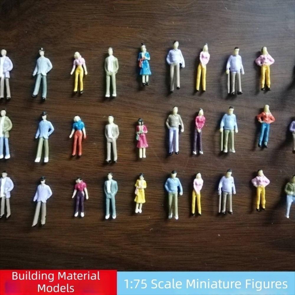 10pcs 1:25 1:30 1:50 1:75 1:87 Scale Miniature Landscape Figurines  DIY Handmade