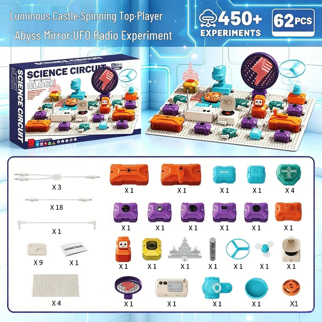 Children's DIY Circuit Science Experiment Set - Physics Learning Toy