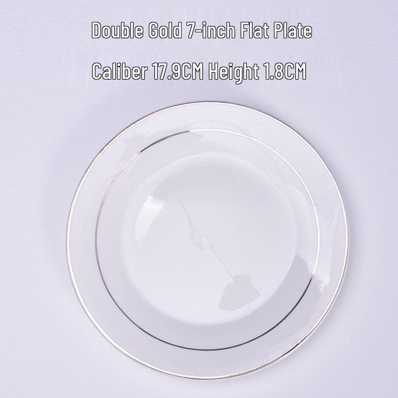 Gold-Trimmed Ceramic Water-Bath Stew Pot with Lid - Includes Egg Steaming and Bird's Nest Bowls, Round Soup Cooker for Home or Hotel Use.