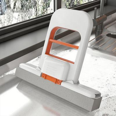 Mini Skládací Stolní Mop Kompaktní Design Kuchyňské Pracovní Desky Sklo Malý Mop Samovymačkávací Houba Čisticí Nástroj