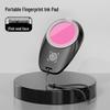 Portable Quick-Drying Red Ink Fingerprint Pad - Safe, Easy To Wipe, Small Size