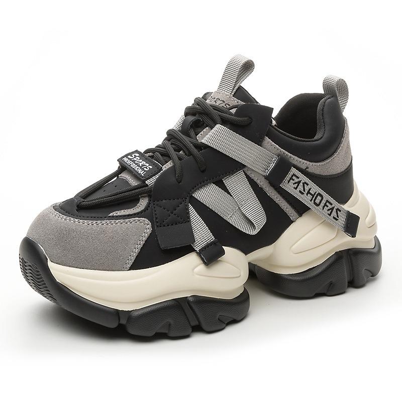 Pop Shoes Heightening Casual Sneakers Thick Bottom