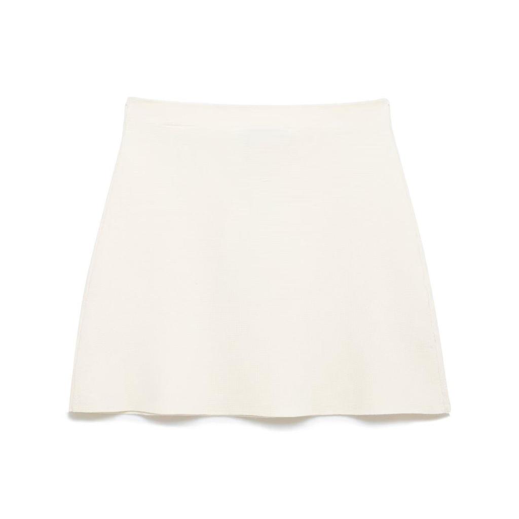 Spring 2025 Women's Chic Buttoned Knit Cardigan & High Waist Midi Skirt Set