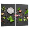GLASS CUTTING BOARD 2x 30x52 KITCHEN