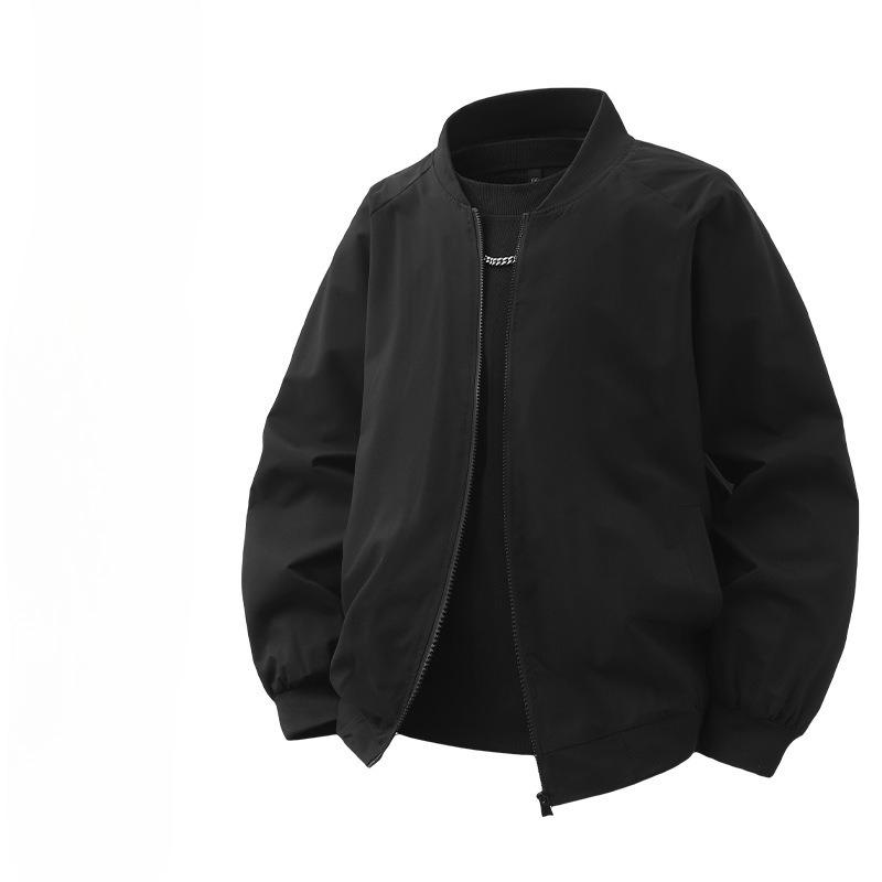 

New Spring and Autumn American Bomber Jacket Men s Thin Loose Jacket Baseball Uniform Top Men M