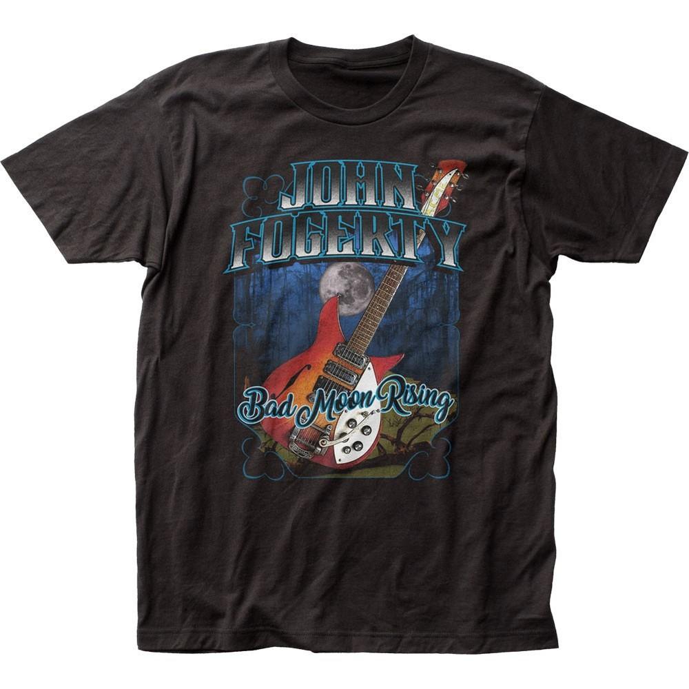 John Fogerty Bad Moon Rising Mens T Shirt Music Classic Band Tee New Black Unisex T-Shirt XXXL