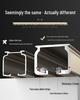 Jianmei 2.6mm Thick Silent Curtain Track with Bendable Heavy Duty Aluminum Alloy Rail and Guide Bearing Wheel.