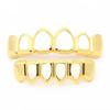 Hip Hop Gold Grillz Body Jewelry Vampire Hollow Grill Teeth Top & Bottom Grills Dental Mouth Punk Teeth Caps Cosplay Party