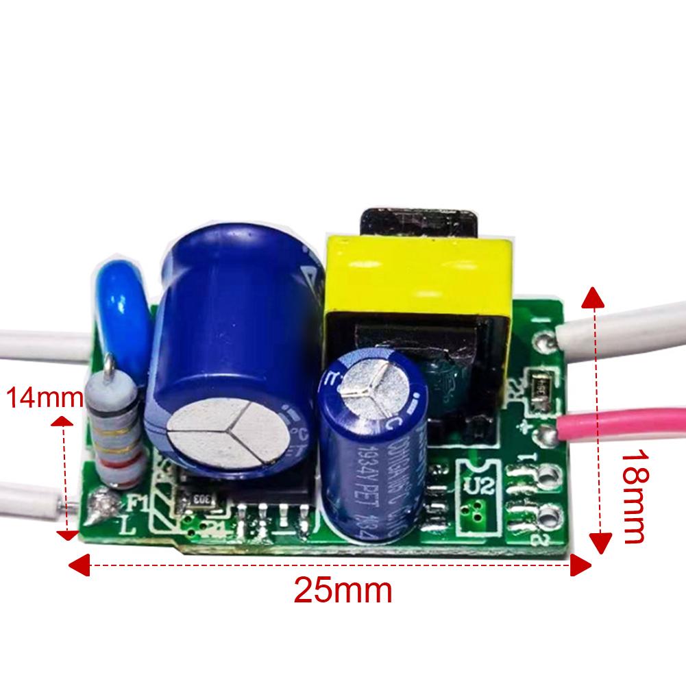25*18*14mm Wide Voltage Driver Led Driver Safety Features Driver Input Voltage Range 85-265V AC Lightweight Design
