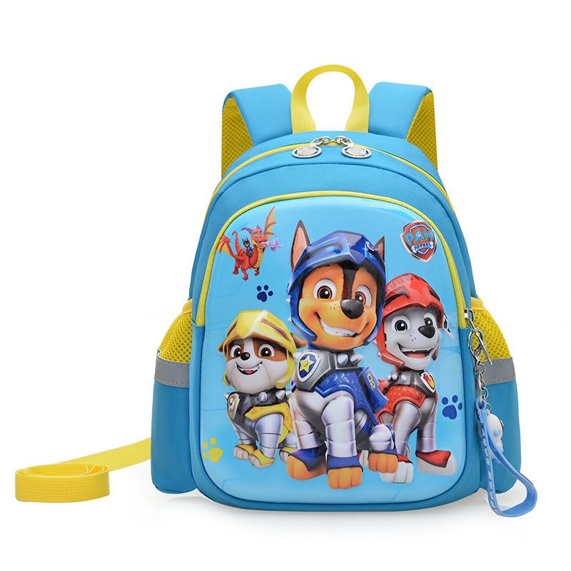 Kindergarten Cartoon Cute Backpack Fashionable New Letter Print Double Shoulder Bag Anime Outdoor Storage Children'S Backpack