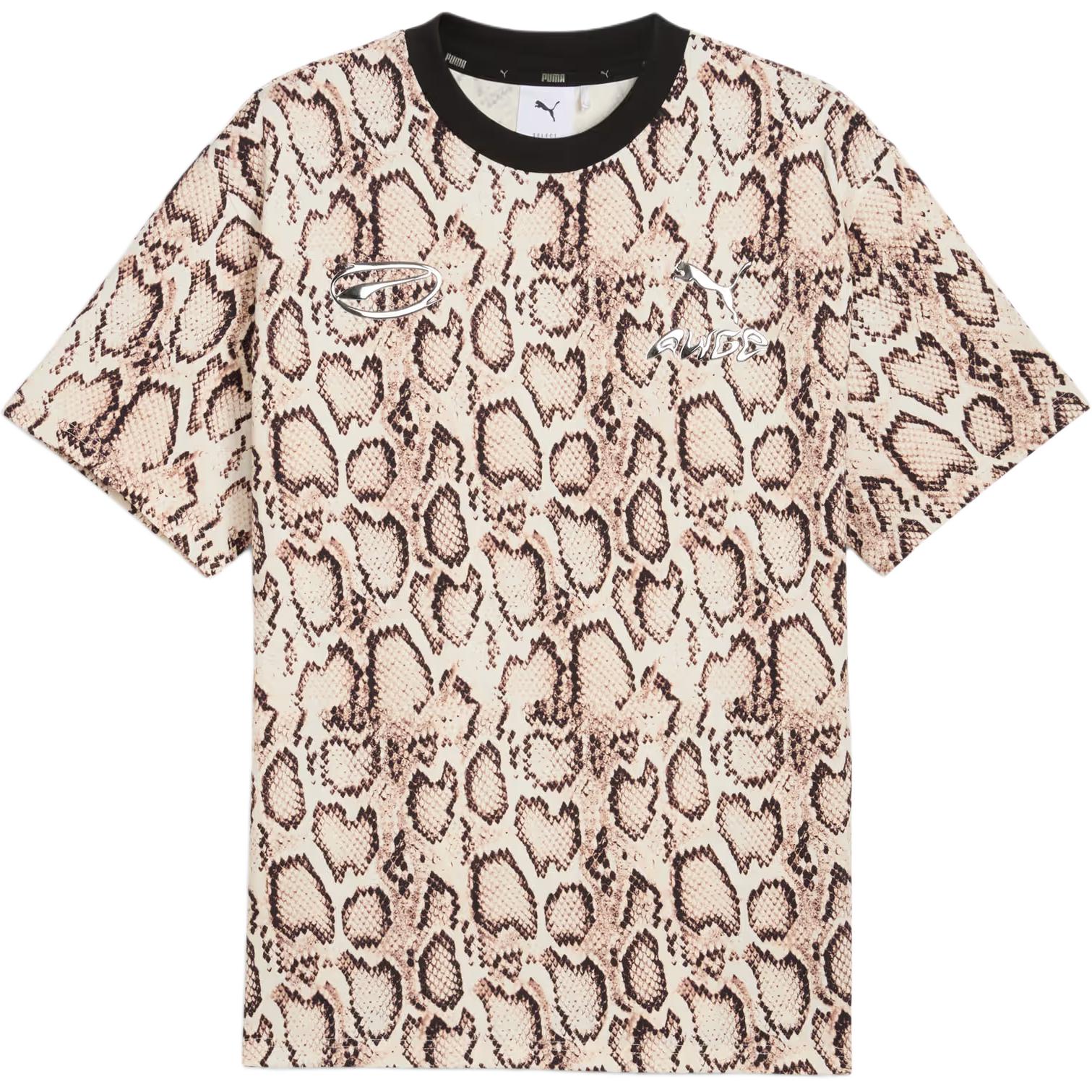 

Puma x A$AP ROCKY Футболка с принтом под змеиную кожу Frosted Ivory/Aop Мужские Топы Мультиколор 635239-36 M