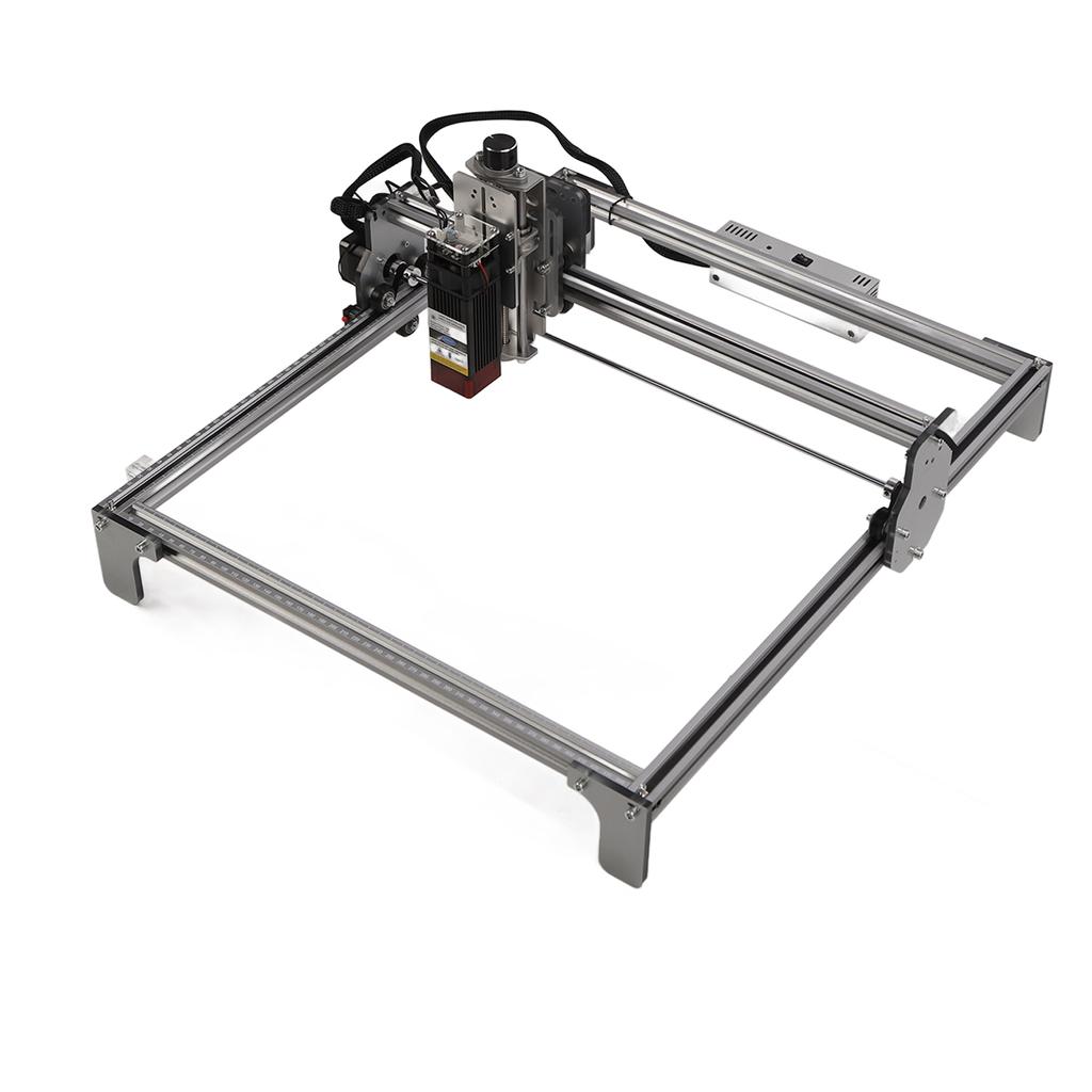 Graveur Laser 20W Zone de Coupe 420 X 400mm Alliage d'Aluminium Acrylique Machine de Gravure Laser 100‑240V Prise US