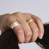 TOU [Silver925] 096 Semi Matte Bulging Silver Ring