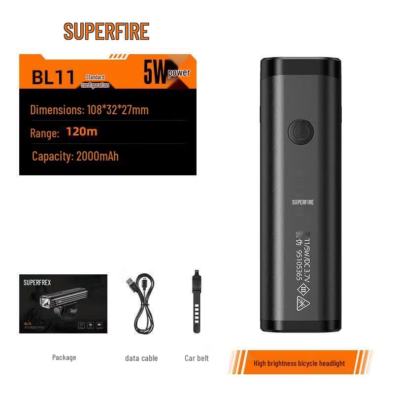 SupFire BL11 Rechargeable LED Bicycle Front Light