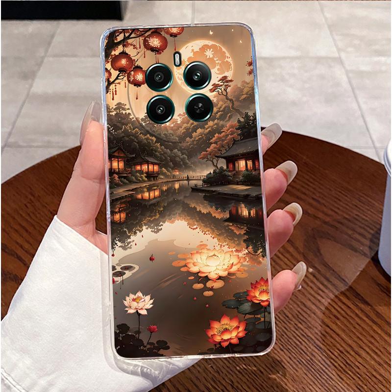 For Realme 12 4G Case RMX3871 Luxury Cute Love Rabbit Cartoon Funny Clear TPU Soft Silicone Back Cover For Realme12 4G Cases