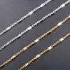 2mm Wide Stainless Steel Rolo Polish O Chain Neck Necklace for Women Men Metal Choker Silver/Gold Jewelry Accessories Gift