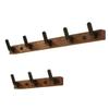 Entrance Hanging Walnut Wood Clothes Hook Without Punching Hats Organizer  Fitting Room