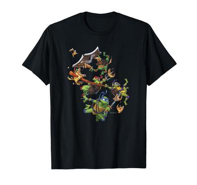 Teenage Mutant Ninja Turtles Mutant Mayhem Falling Group T-Shirt