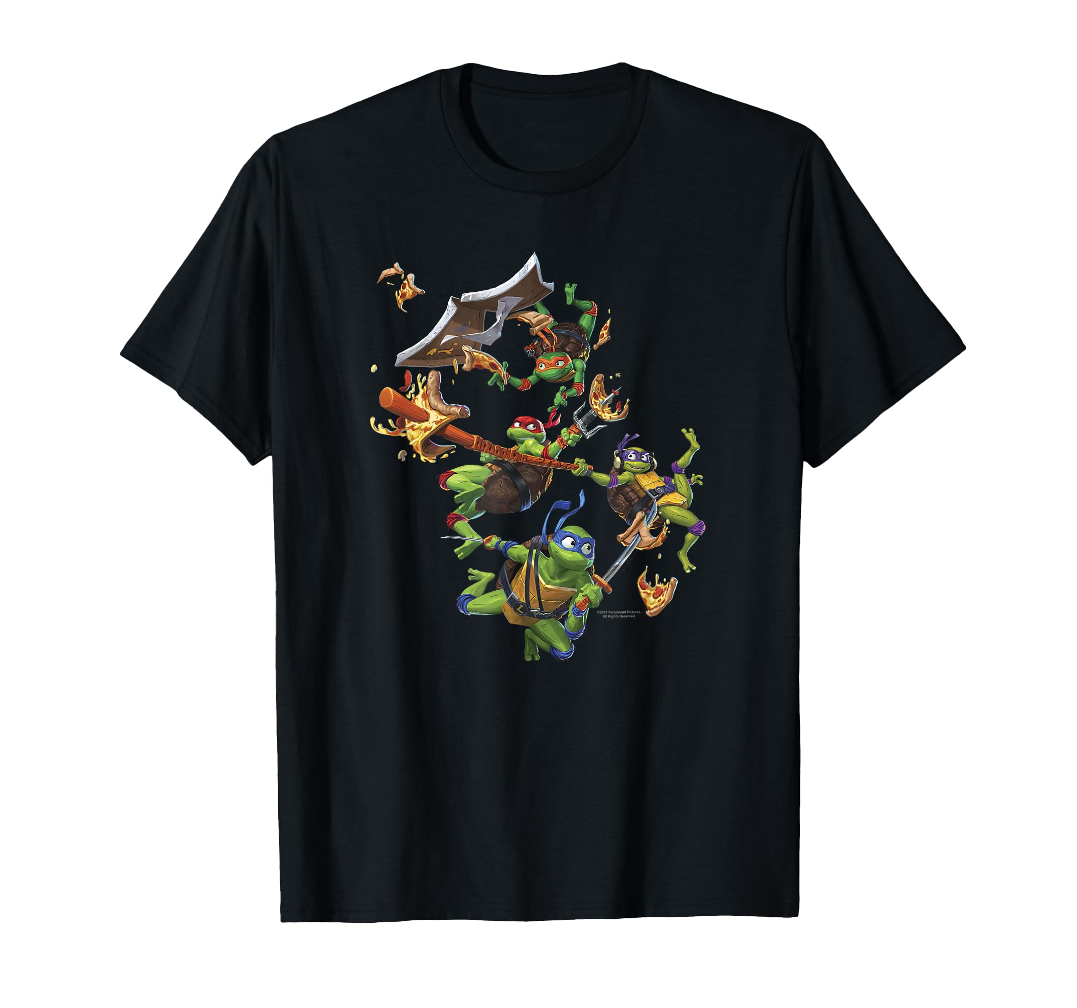 

Teenage Mutant Ninja Turtles Mutant Mayhem Falling Group T-Shirt