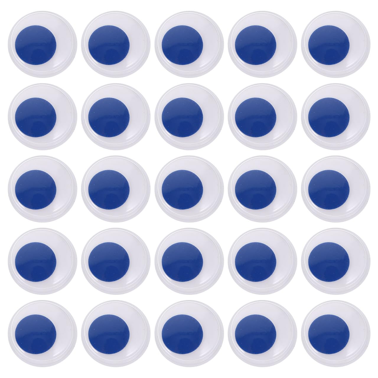 

STOBOK Self-Adhesive Wiggle Eye Patches, 0.59 Inch Diameter, 100-Pack, Perfect for DIY Crafts, Halloween, and Party Decorations.