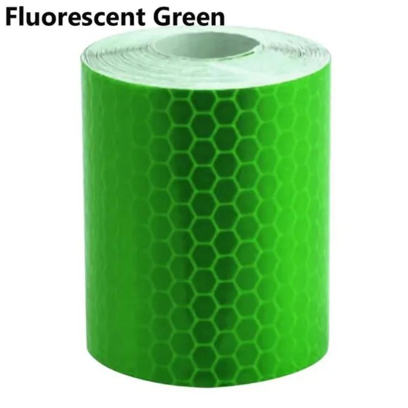 1 Pc 5cm*3m Car Reflective Warning Tape Multipurpose Safety Warning Reflection Decoration Sticker