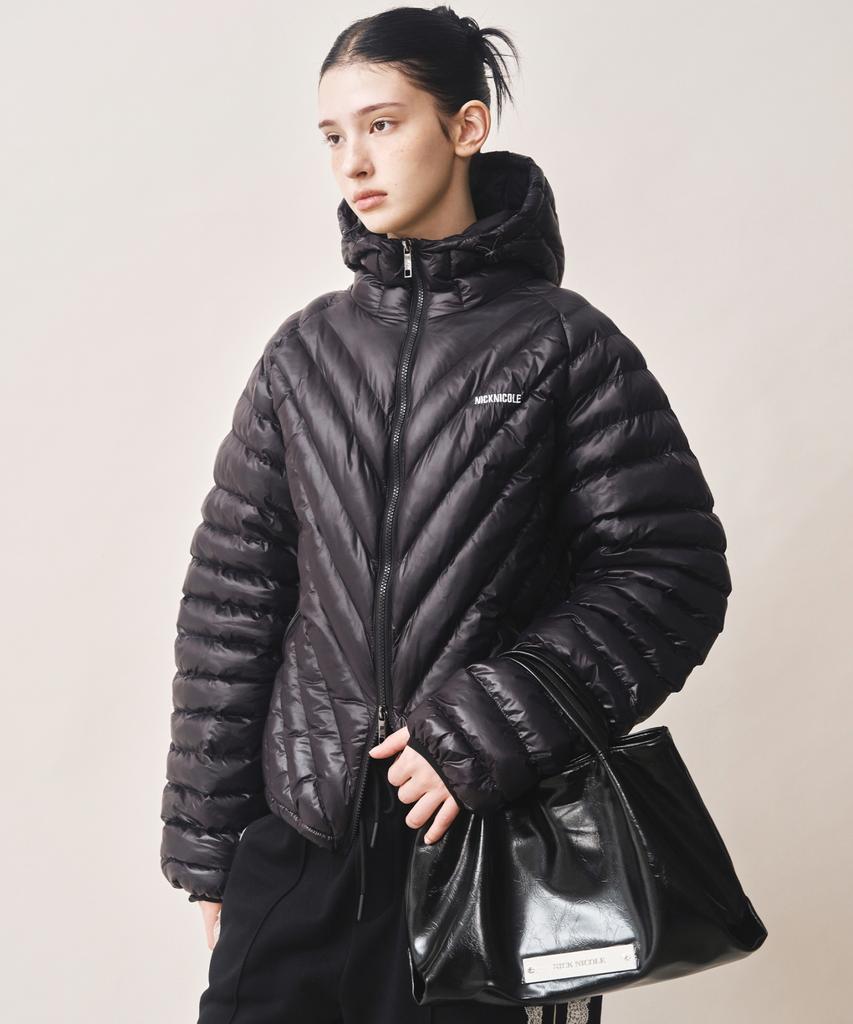 Nick&Nicole Crystal Faux Leather Tote Bag_Black