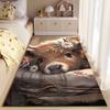 Cute Baby Cow with Flowers Suitable As a Non-slip Mat for the Living Room or Bedroom Sofa