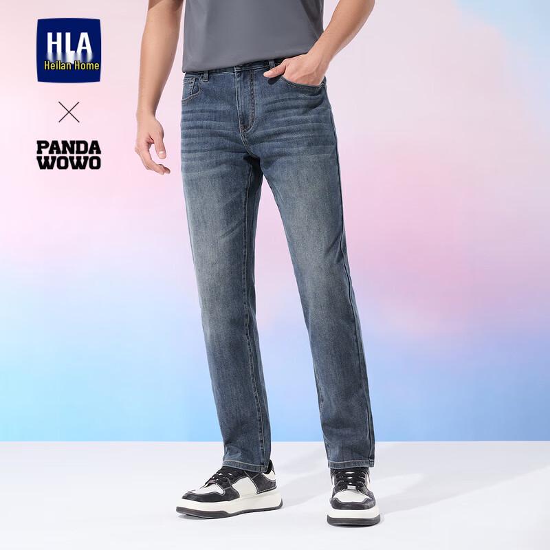 

HLA Men s Straight-Leg Micro-Stretch Jeans 33 (175/84A)