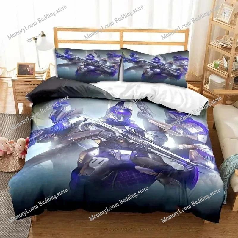 Game Cool Destiny Bedding Set Boys Girls Twin/Queen/King Size Duvet Cover Pillowcase Bed Kids Adult Cozy Soft Home Textile