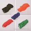Military Green/Red Mesh Outdoor Hammock with Iron Hook & Nylon Rope