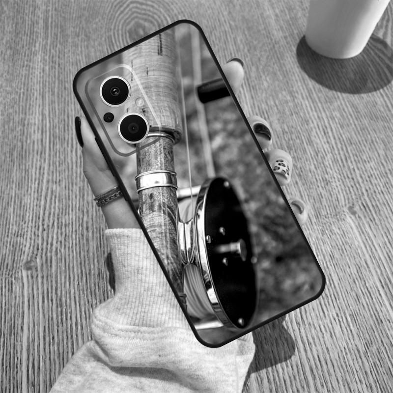 Fishing Rod Funda For OPPO Reno 13 F 14F 12F 11F 8T 7 8 Lite 10 11 12 14 OPPO Find X5 X6 X8 X9 Pro Case