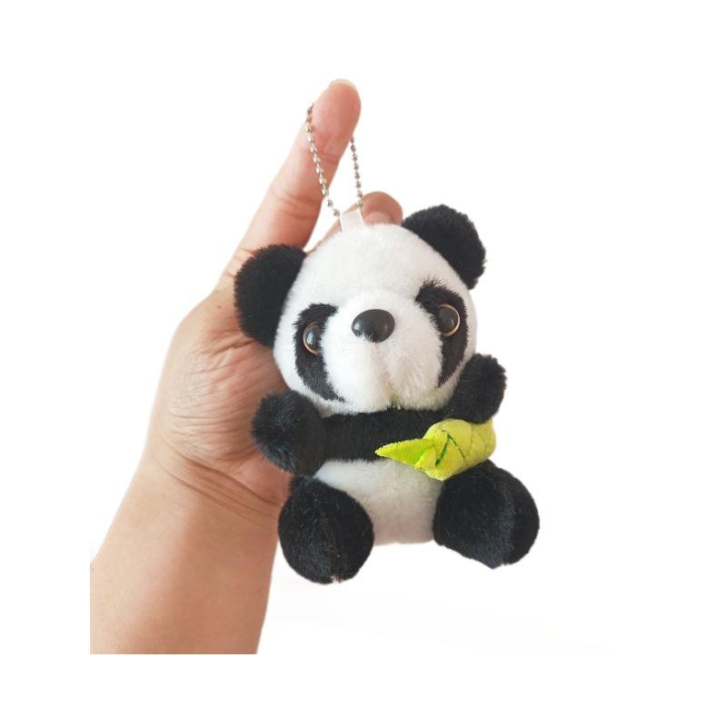 

Bamboo Panda Rag Doll Plush Toy Giant Panda Playboy Animal Doll Girls Birthday Gift bead chain