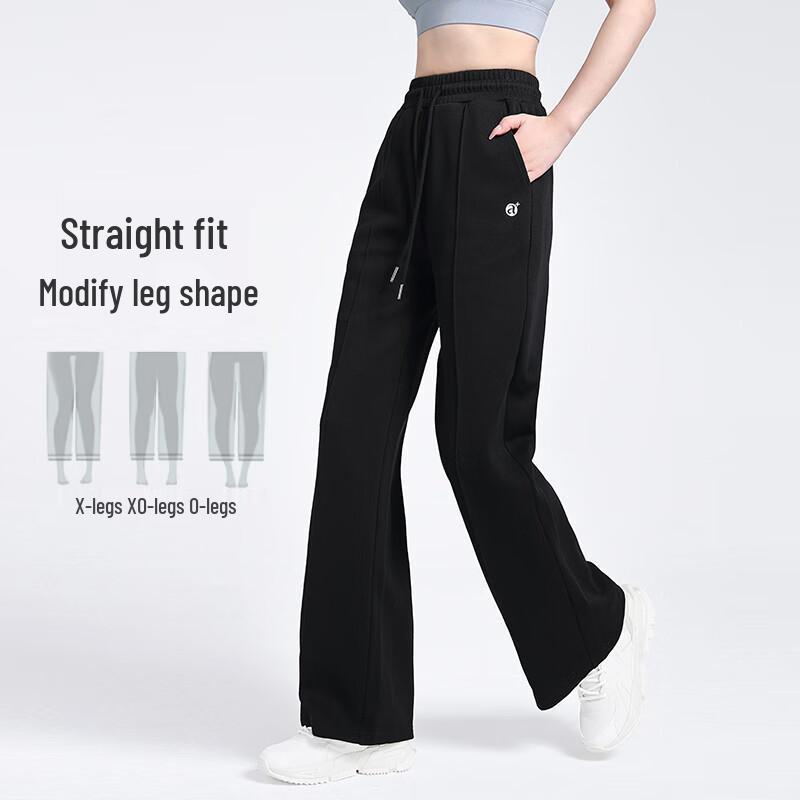 CAMEL Women's Straight-Leg Knit Casual Sweatpants