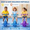 Palla Pogo per Bambini Adolescenti Adulti, Palla Rimbalzante da Equilibrio con Maniglia, Divertente Giocattolo per Esercizio Indoor Outdoor, Allenamento Coordinazione Fitness Palla Rimbalzante