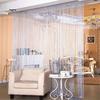 Clean Products Korálkový Flash strapec Lesklý reťazec Záves Dvere Okenný rozdeľovač Home Decor
