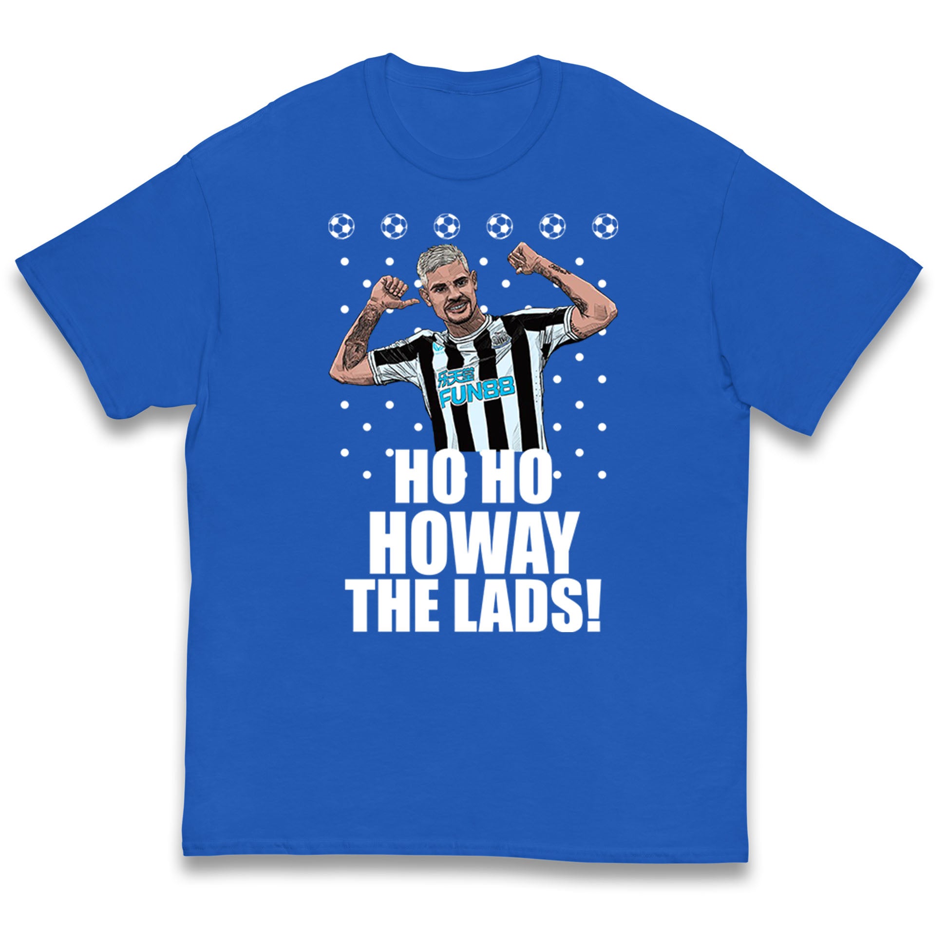 Bruno Guimaraes Christmas Football Kids T Shirt NUFC Top 120