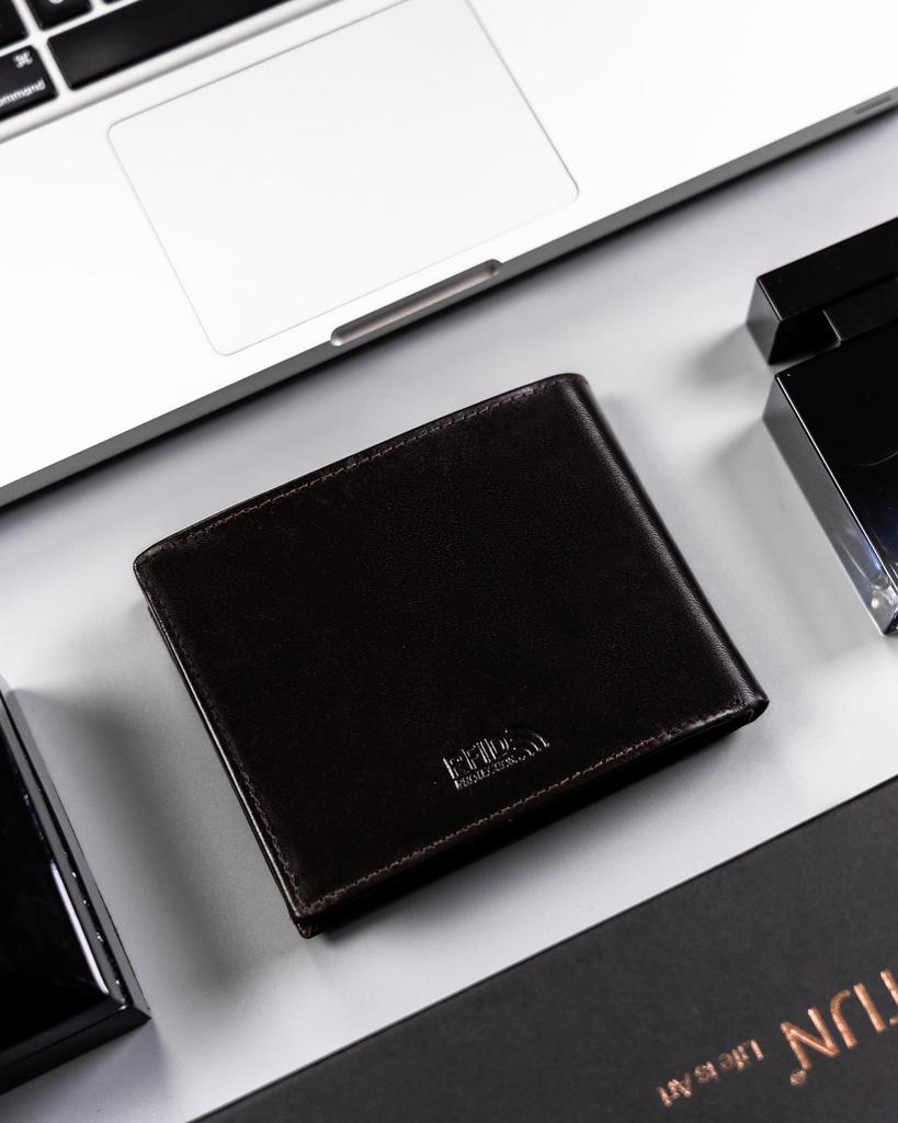 Men's Leather Wallet PTN 22306-VT-4584 D.Brown