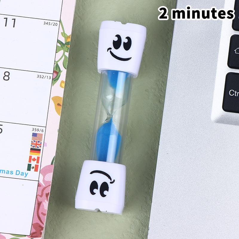 2Minute 3Minute Kids Big Eye Sand Timer for Tooth Brushing Visual Learning Time Management Bathroom Essential