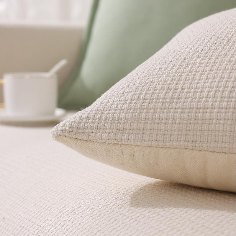 Japanese Cotton And Linen Sofa Cushion, Universal Seat Cushion For All Seasons, Non-Slip Simple Sofa Cover  New Cover Cloth Towel Cushion