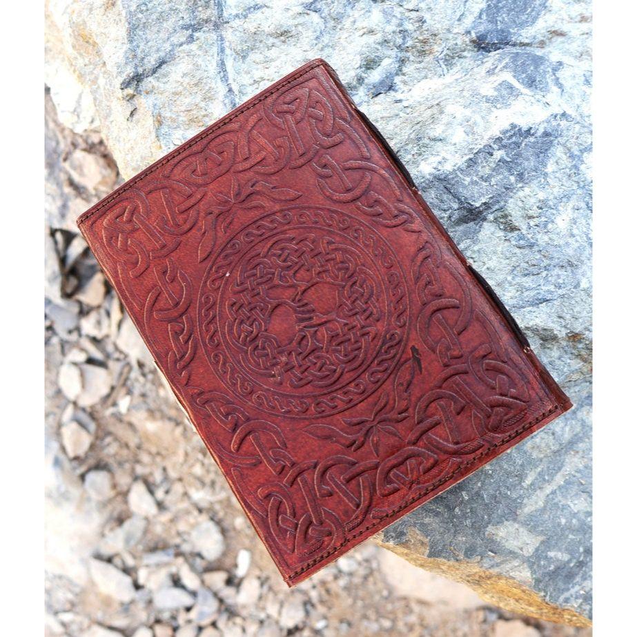 Tree of Life Leather Travel Journal Handmade Sketchbook Diary Refillable Journal Students Notebook Guestbook Cover Gifts