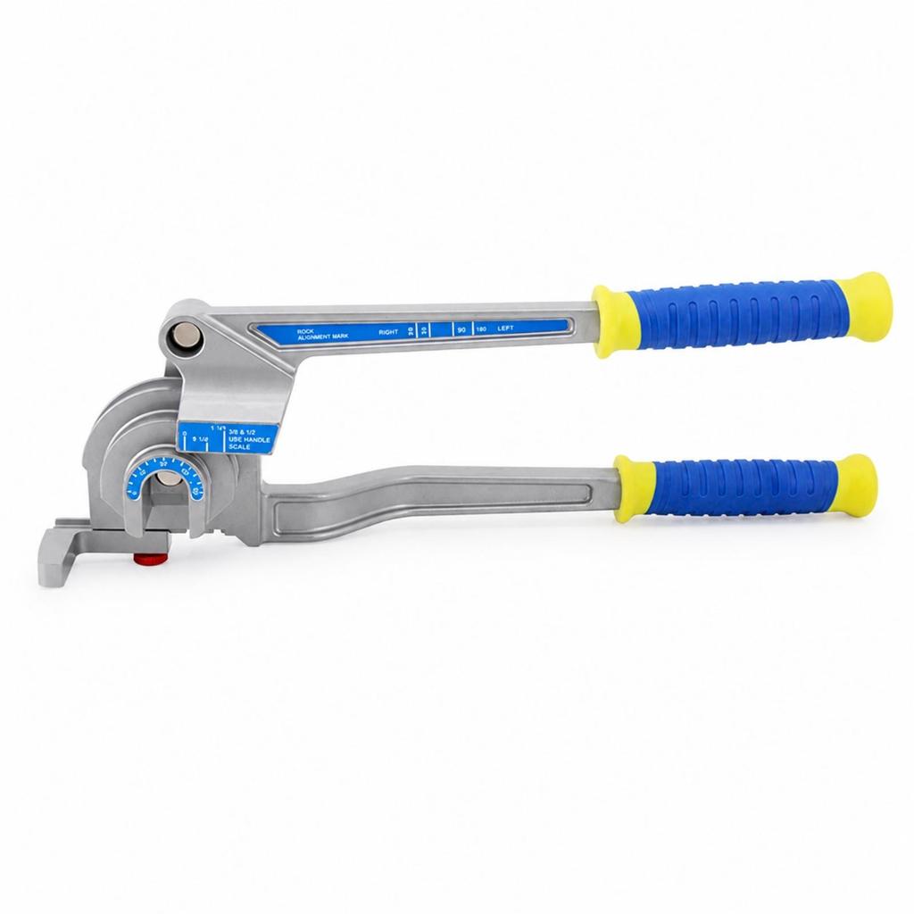 Manual LeverStyle Tube Bender Stainless Steel TripleFunction Bend for Plumbers,