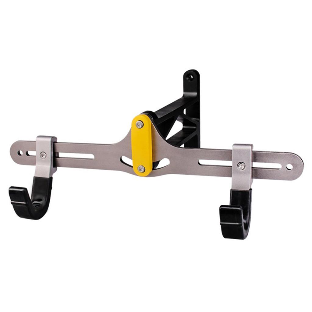 Adjustable Bike Hanger Home Bicycle Wall Mount Rack Horizontal Bike Hook Wall Storage Rack for Indoor Garage Durable